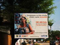 Cote d'Ivoire, publicite